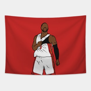 Dwyane Wade Celebration Tapestry