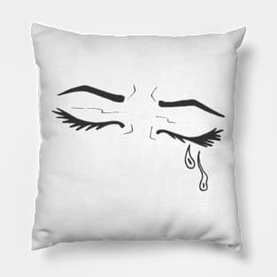 Woman crying Pillow