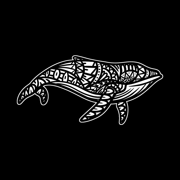 Whale Tribal by Barabarbar artwork