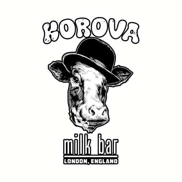 Korova Milk Bar (Alt Print) by Miskatonic Designs