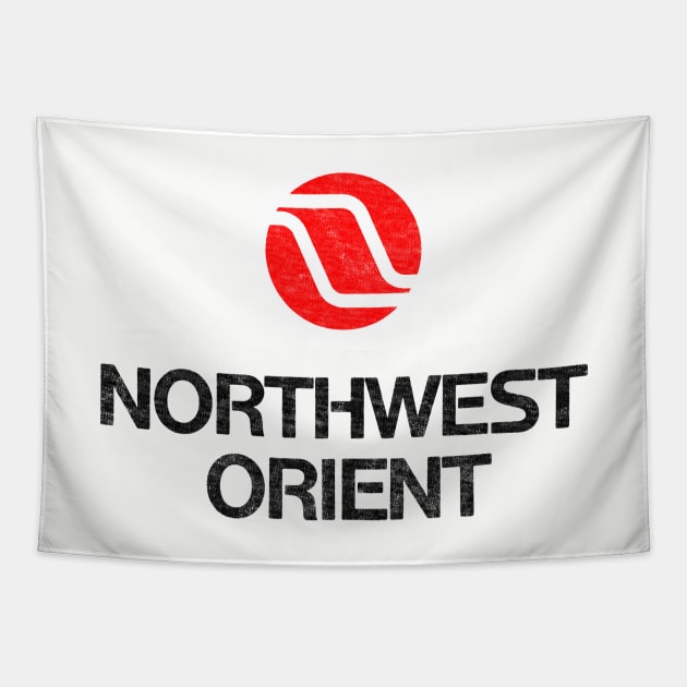 Defunct Northwest Orient Airlines Tapestry by Turboglyde