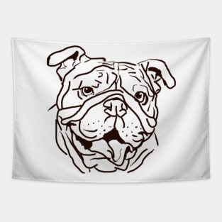 The Bulldog Love of My Life Tapestry