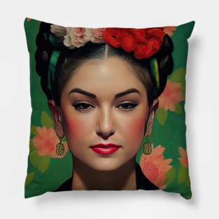 Sasha grey as Frida Kahlo Pillow