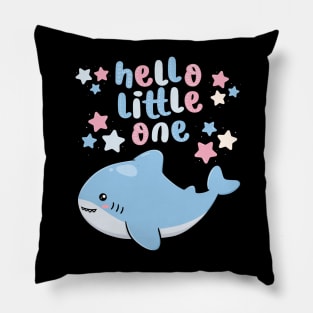 Hello little One Smart Cookie Sweet little dolphin shark cute baby outfit Pillow