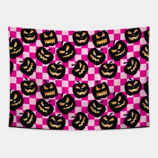 Barbie Core Halloween Pumpkins Tapestry