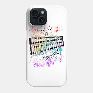 Glockenspiel Rainbow Colours Glockenspielist Music Teacher Musician Phone Case