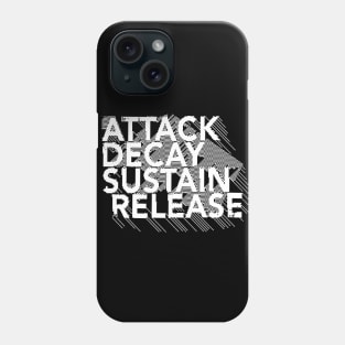 Attack, Decay, Sustain, Release Synthesizer Pixel Design Phone Case