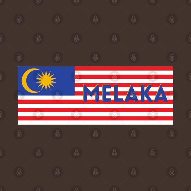 Melaka City in Malaysian Flag by aybe7elf