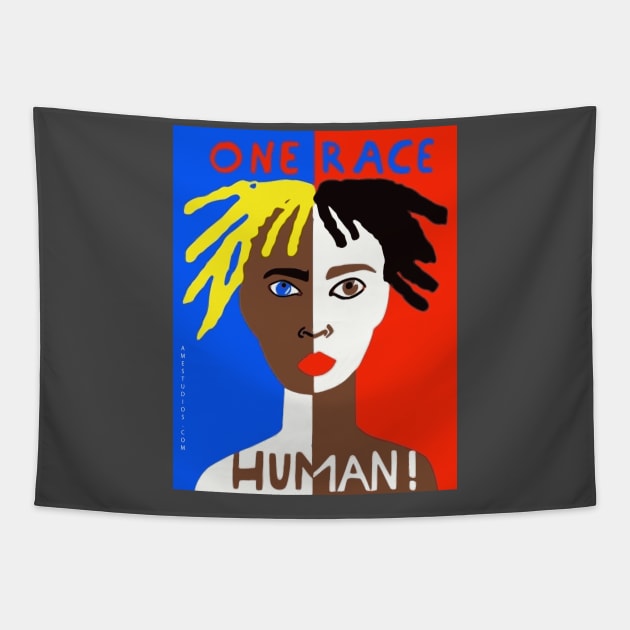 One Race: Human! Tapestry by AME_Studios