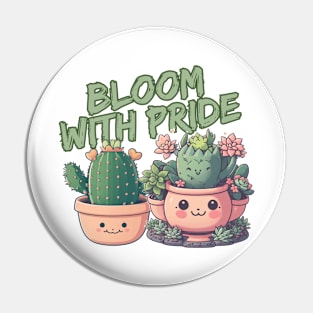 Gardening - Bloom with pride Pin