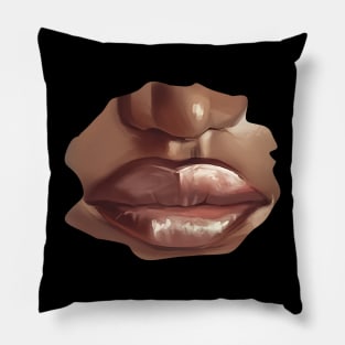 DRAWIN LIPS TUTORIAL 5 Pillow