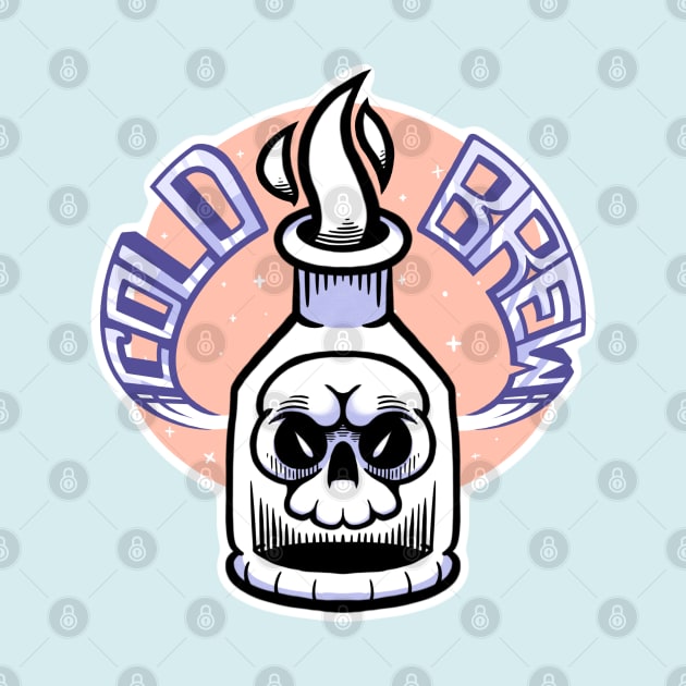 Cold Brew Coffee Skull by Hojyn