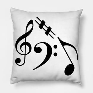 Music pattern Pillow