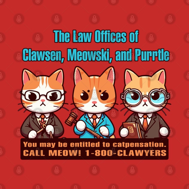 Clawyers get you CATpensation by DavesTees