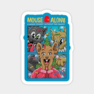 Christmas Mouse Alone Magnet