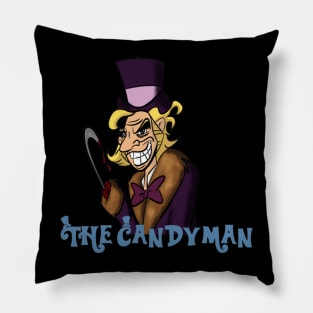 Willy Wonka is..The Candyman Pillow