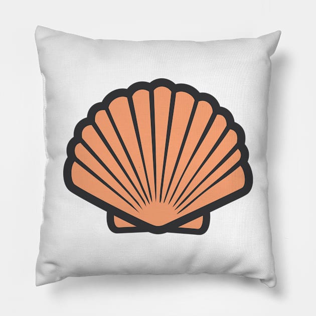 Shell Pillow by ShirtyLife