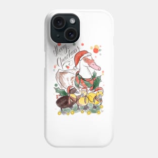 Merry quackmas Phone Case