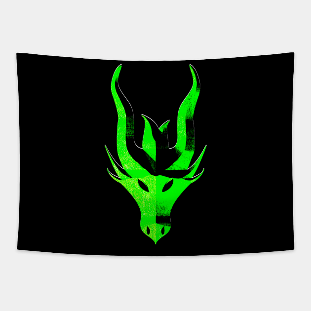 Green Dragon Tapestry by emma17