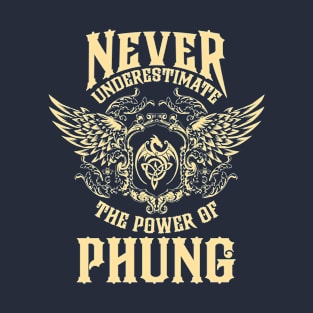 Phung Name Shirt Phung Power Never Underestimate T-Shirt