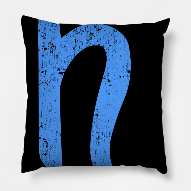 Saturn Symbol. Pillow by hybridgothica