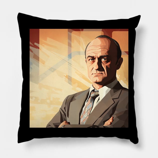 Enrico Fermi Pillow by ComicsFactory