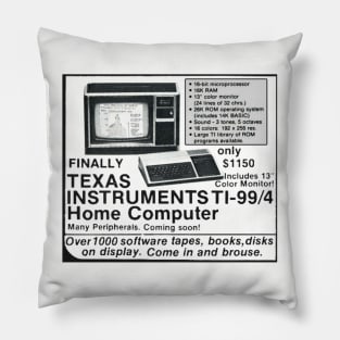 Finally!  TI-99/4 Home Computer Pillow
