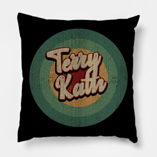Circle Retro Vintage Terry Kath Pillow