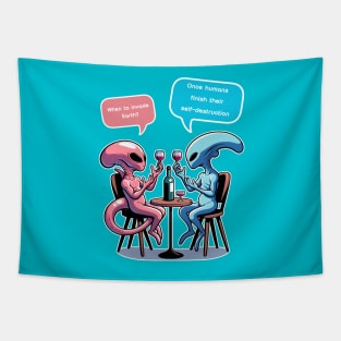 alien talk Tapestry