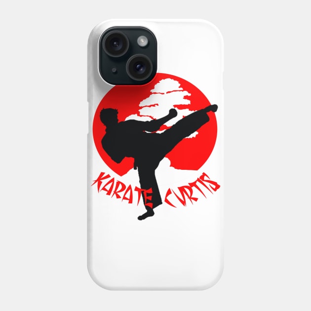 KARATE CURTIS Phone Case by BIG DAWG APPAREL