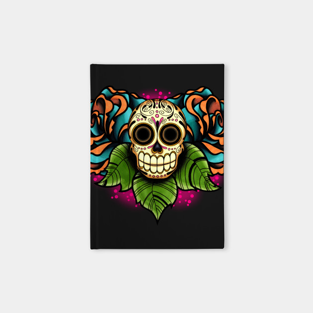 Sugar Skull And Roses Dia De Los Muertos Calavera Day Of The Dead Skull