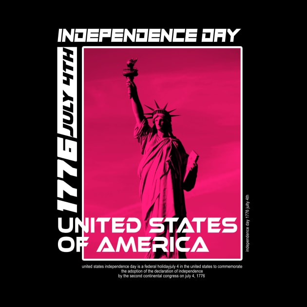 united states independence day july 4th by dinoco graphic