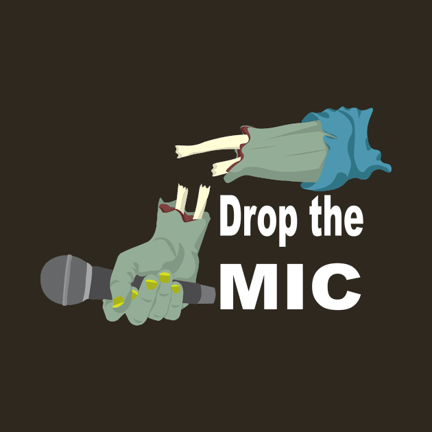 Drop the mic and give a hand by ADMDesigning