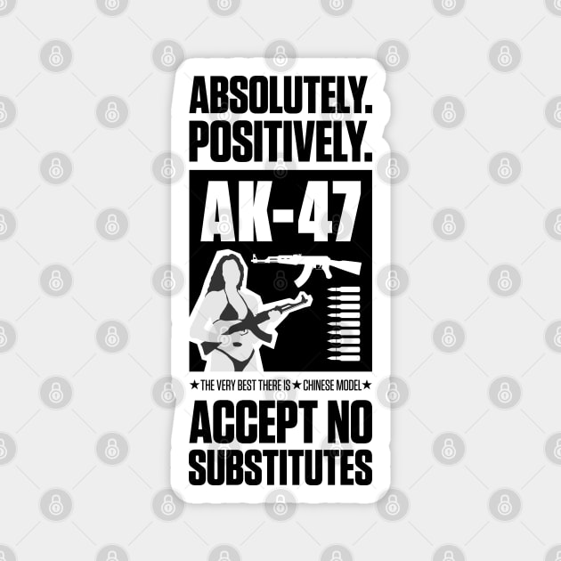 AK-47 Jackie Brown reference (black version) Magnet by andrew_kelly_uk@yahoo.co.uk