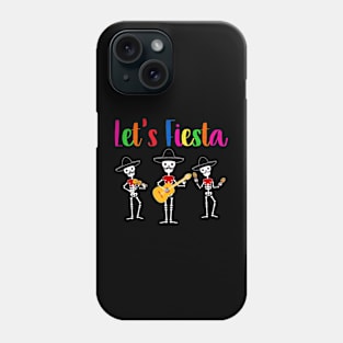 Mariachi Calavera Skull Design Phone Case