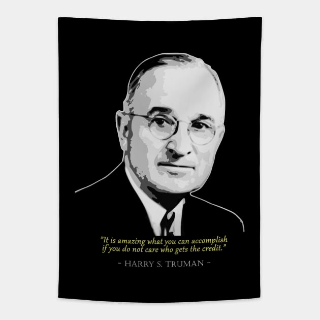 Harry S Truman Quote Tapestry by Nerd_art