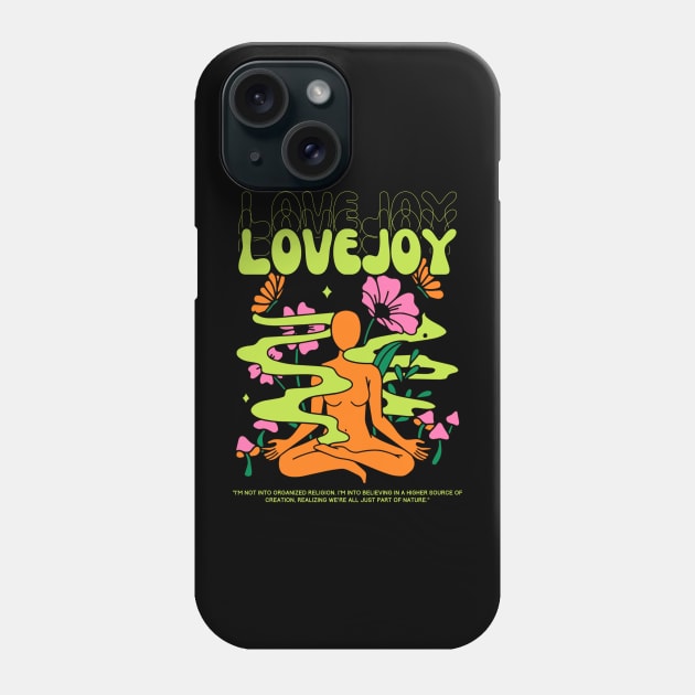 Lovejoy // Yoga Phone Case by Mamamiyah