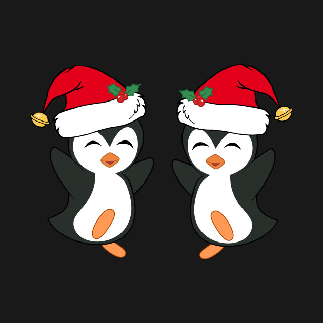 Disover Cute Christmas Penguins - Christmas Penguin - T-Shirt