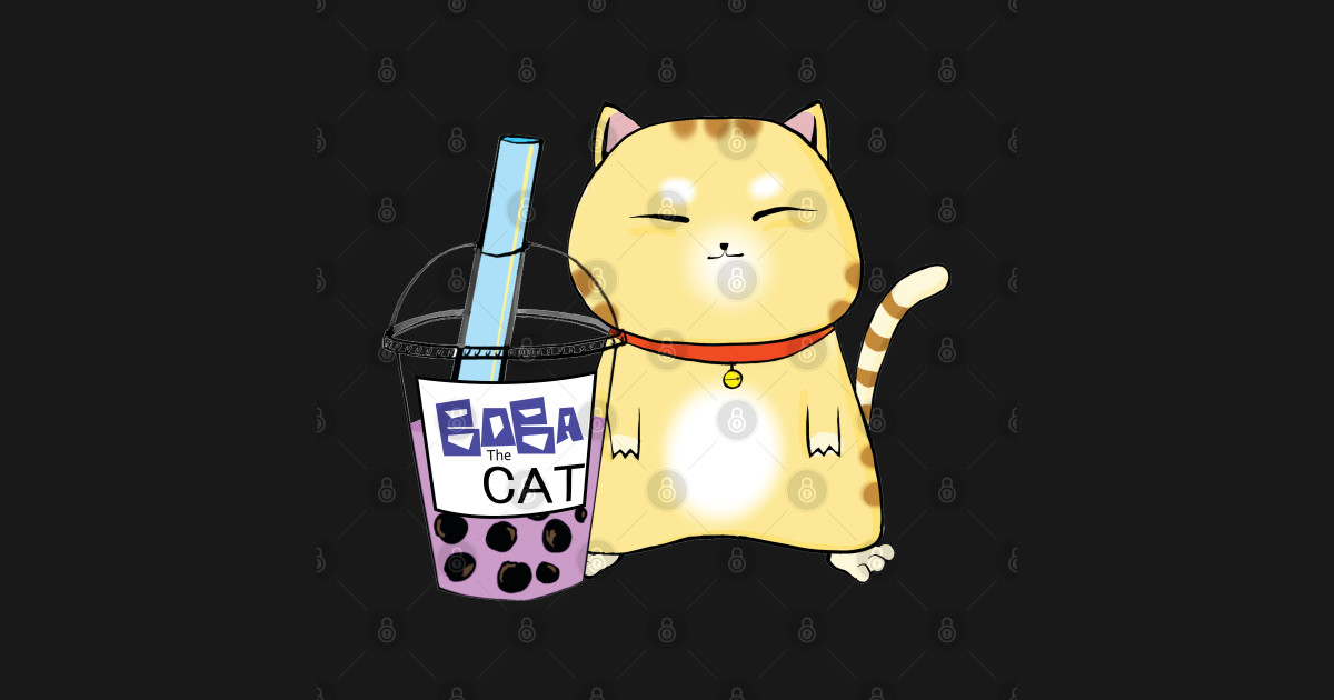 boba cat plush