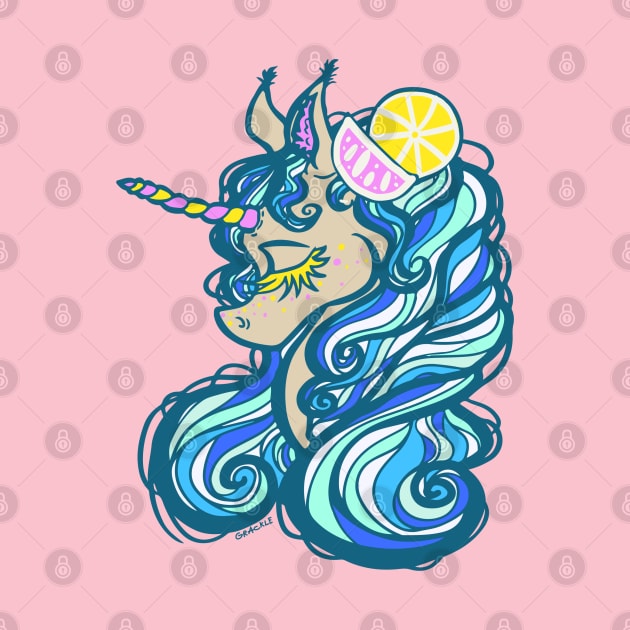 Summer Fun Unicorn by Jan Grackle