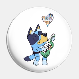 Bluey Play Music Pin