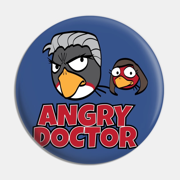 Angry Doctor (Clara Version) Pin by MrPandaDesigns