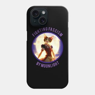 Fighting Fascism By Moonlight Phone Case