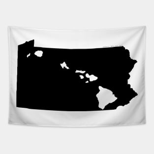 Pennsylvania and Hawai'i Roots by Hawaii Nei All Day Tapestry