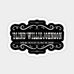 Blind Willie Johnson Blues Design Magnet