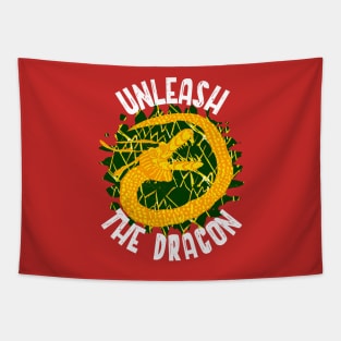 Unleash the Dragon Shirt Tapestry