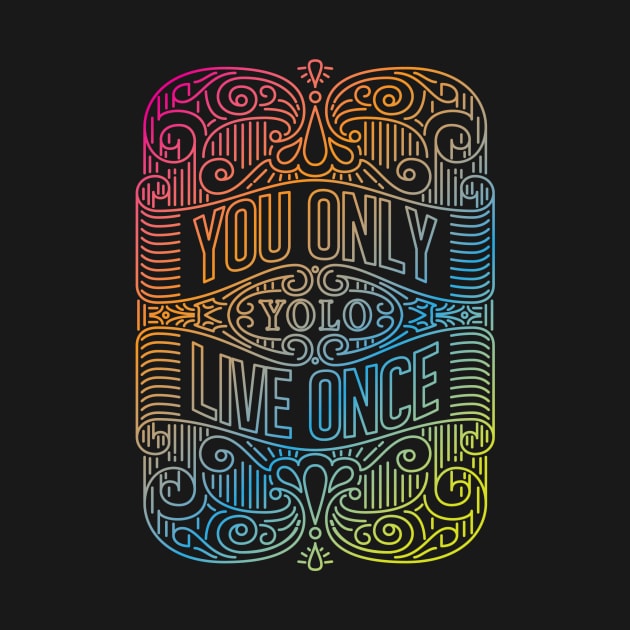 YOLO You Only Live Once by Thisisblase