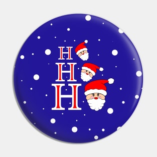 CUTE Santa HO HO HO Pin