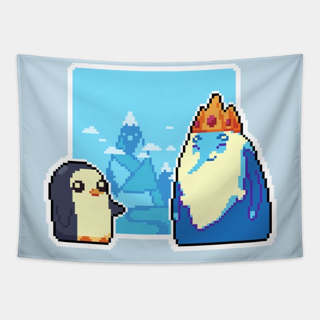 Ice King and Gunter Tapestry by Todo_Asano