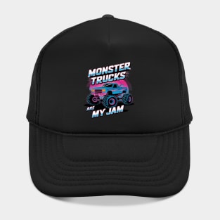 Monster Trucks Are My Jam Monster Truck Hat